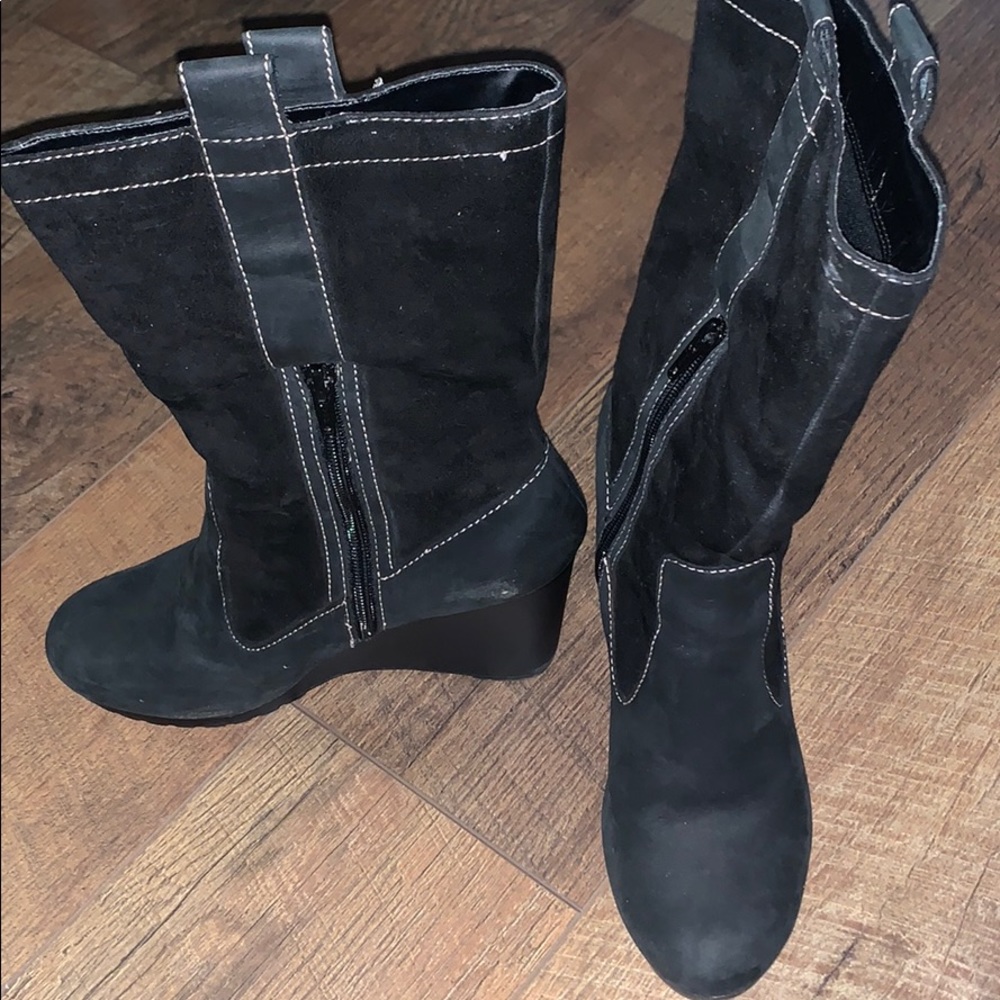 Tommy Hilfiger Zia Boots (black) (size 7)